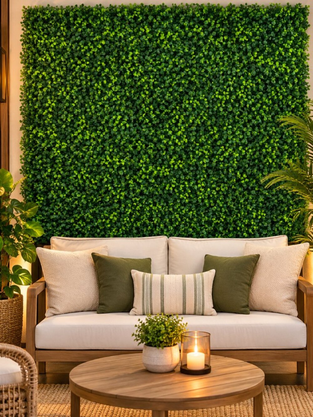 12 Piece - 20" x 20"  Artificial Topiary Hedge Plant Screen Greenery Panel
